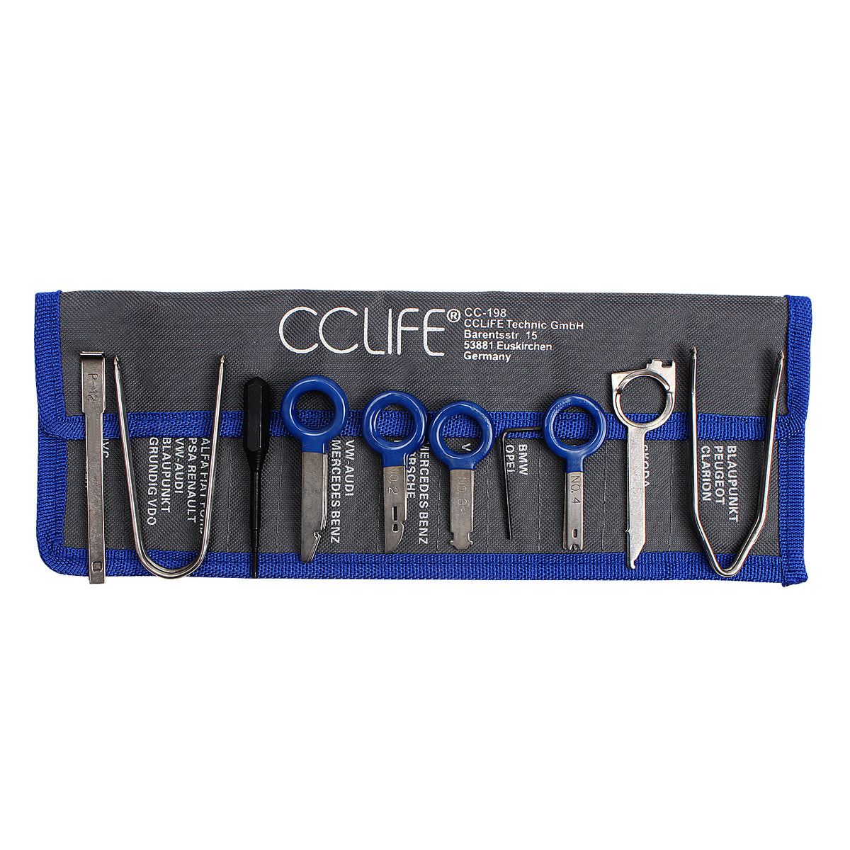  CCLIFE 20 Pièces Cle extraction autoradio Outil pince