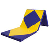 ZERRO Yellow & Blue Foldable Gymnastics Mat