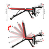 ZERRO Adjustable Weight Bench, Multifunctional for Sit Up