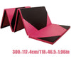 ZERRO Black&Rosy Red Foldable Gymnastics Mat