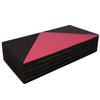 ZERRO Rosy Red & Black Foldable Gymnastics Mat