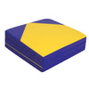 ZERRO Yellow & Blue Foldable Gymnastics Mat