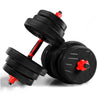 ZERRO Dumbbell Set with Handle Adjustable 2 x 10 kg 2 x 15 kg 2 x 20 kg