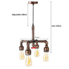 Lampe pendante Water Pipe 4 ampoules E27