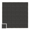 ZERRO EVA flooring mats 30x30 black+gray