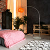 Lampadaire moderne orange