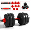 ZERRO Dumbbell Set with Handle Adjustable 2 x 10 kg 2 x 15 kg 2 x 20 kg