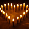 Beige LED Christmas Candle Lights 20 30 40 pcs
