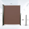 Toldo lateral marrón 160cm 180cm 200cm