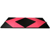 ZERRO Rosy Red & Black Foldable Gymnastics Mat