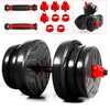 ZERRO Dumbbell Set with Handle Adjustable 2 x 10 kg 2 x 15 kg 2 x 20 kg