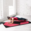 ZERRO Rosy Red & Black Foldable Gymnastics Mat