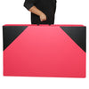 ZERRO Black&Rosy Red Foldable Gymnastics Mat