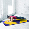 ZERRO Yellow & Blue Foldable Gymnastics Mat