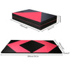 ZERRO Rosy Red & Black Foldable Gymnastics Mat