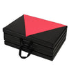 ZERRO Rosy Red & Black Foldable Gymnastics Mat