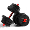 ZERRO Dumbbell Set with Handle Adjustable 2 x 10 kg 2 x 15 kg 2 x 20 kg