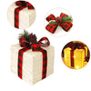 LED Christmas Light Up Sparkle Gift Boxes