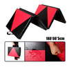 ZERRO Rosy Red & Black Foldable Gymnastics Mat