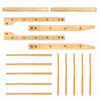 ZERRO Wooden Gymnastic Wall Bars - Classic Design