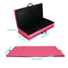 ZERRO Pink / Rosy Red Foldable Gymnastics Mat