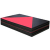 ZERRO Rosy Red & Black Foldable Gymnastics Mat