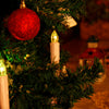 Beige LED Christmas Candle Lights 20 30 40 pcs