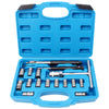 Master Diesel Injector Seat Cutter Injector Cleaning Cleaner Tool kit 17 pcs