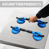 Double Sided Suction Cups Suction Lifter with Strap Ø 120 mm for Windscreen Removal Tool 2 pcs