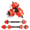 ZERRO 2in1 Dumbbell & Barbell Set Iron Dumbbell Set