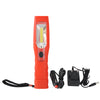 3W COB LED Rechargeable Work Light Inspection Lamp con base magnetica e doppi ganci