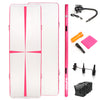 ZERRO Pink Air Track Tumbling Mat with Electric Pump