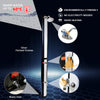 Solar Shower 40L Outdoor Silber Black