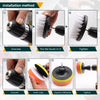 Drill Brush Attachment Set Powered Brush Cleaning Tool Kit 15 Pieces