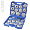 Aluminum Oil Filter Wrench Oil Filter Cup Remover Tool Set 23 pcs