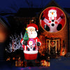 LED Santa Claus with snowfall