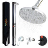 Solar Shower 40L Outdoor Silber Black