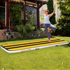 ZERRO Yellow Air Track Tumbling Mat with Electric Pump