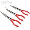 Extra Long Reach Nose Pliers Set 0-45-90° 3 pezzi