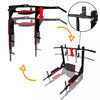 ZERRO Multifunctional Wall Mounted Pull Up Bar Dips Station