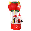 Papá Noel inflable LED resistente al agua