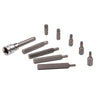 XZN Spline Bit Set 11 pieces