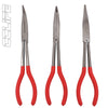 Extra Long Reach Nose Pliers Set 0-45-90° 3 pezzi