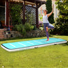 ZERRO Skyblue Air Track Tumbling Mat with Electric Pump