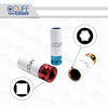 Alloy Wheel Nut Protective Deep Impact Socket Driver Tool Set 17 19 21mm 1/2" 3 pcs