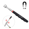 Telescopic Magnetic Pickup Tool with Long Reach Claw Inspection Mirror LED Light Pick up Grabber 7 pcs