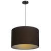 Ceiling Light Ø 40 cm Barrel Black