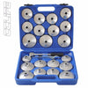 Aluminum Oil Filter Wrench Oil Filter Cup Remover Tool Set 23 pcs