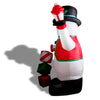 Self Inflatable LED Snowman + Gift Boxes